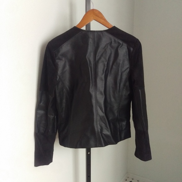 Cupcakes & Cashmere Moto Jacket - Vegan 2 Tone (S) - Picture 10 of 11